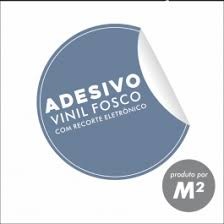 ADESIVO COM RECORTE SIMPLES FOSCO 